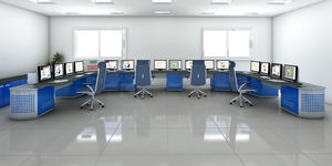 postazione di lavoro per sale di controllo