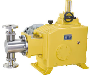 pompa per prodotti chimici / con motore elettrico / a stantuffo / chimica