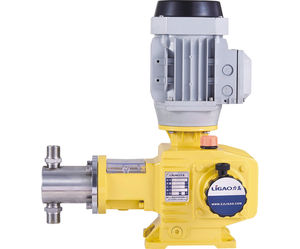 pompa per prodotti chimici / con motore elettrico / a stantuffo / industriale