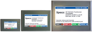 HMI con touch screen