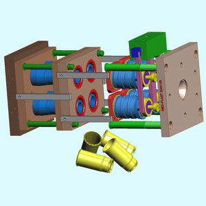 stampo per iniezione plastica multi cavità