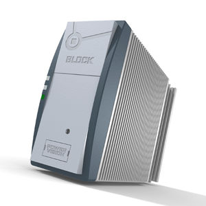 modulo buffer per alimentazione elettrica DC su guida DIN