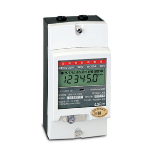 contatore di energia elettrica monofase / a muro / RS-485 / con display LCD