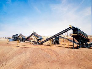 gruppo di frantumazione e setacciatura fisso
