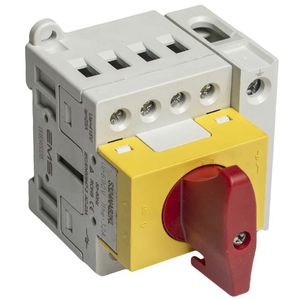 interruttore-sezionatore rotativo / a bassa tensione / 4 poli / trifase