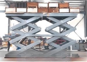 piattaforma elevatrice a forbice idraulica