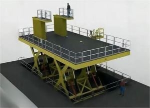 piattaforma elevatrice a forbice fissa