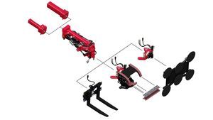 cambia utensile per robot 1