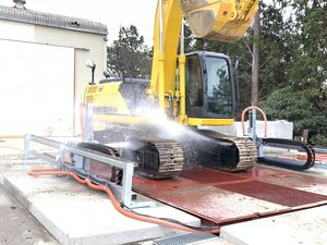 sistema di lavaggio ad acqua