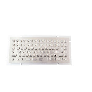 tastiera da ufficio / a tasti meccanici / compatta / in acciaio inox