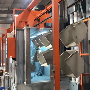 cabina di verniciatura a polvere inerziale 1