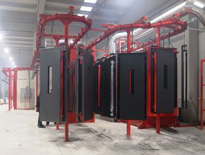 linea di verniciatura a polvere