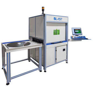 sistema di carico e scarico per macchina di marcatura laser