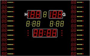 display LED / a colori / con touch screen / grande formato