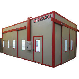 cabina di verniciatura chiusa