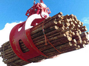 pinza per gru forestale