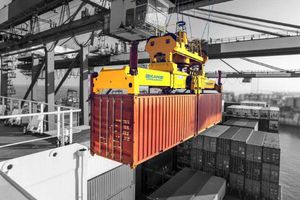 bilanciatore di carico per container