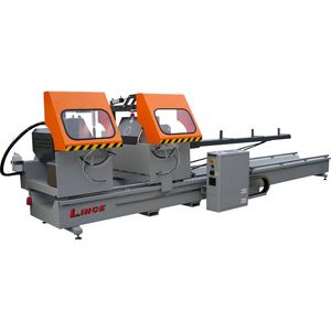 troncatrice a due teste per alluminio