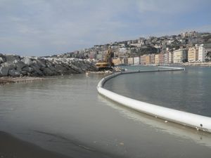 barriera anti-inquinamento gonfiabile