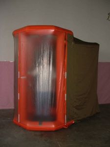 cabina per doccia da terra