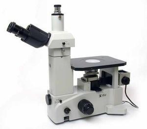 microscopio metallografico