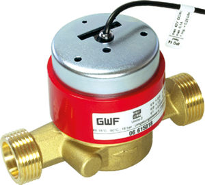 contatore d'acqua a turbina a getto unico