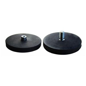 magnete in neodimio / di fermo / rivestito in gomma