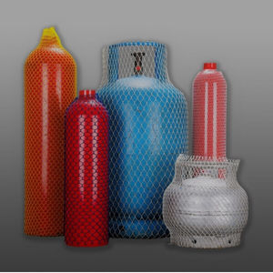 rete di protezione tubolare per bombole di gas
