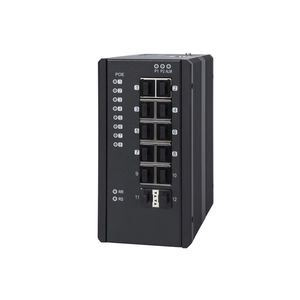 switch Ethernet gestibile / 12 porte / su guida DIN / ridondante