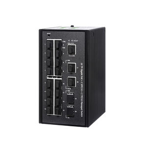 switch Ethernet gestibile / 20 porte / su guida DIN / ad armadio