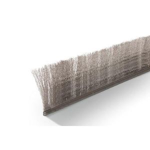 spazzola a listello / per sigillatura / per depolveratore / in acciaio inossidabile