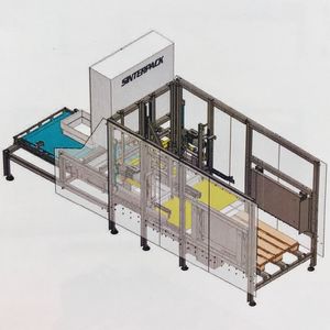 pallettizzatore con impilatrice