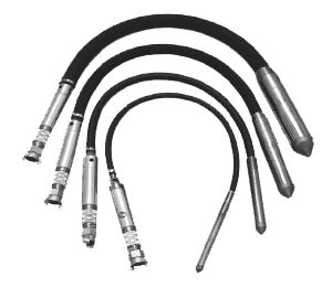 vibratore ad immersione vibatore interno pneumatico per calcestruzzo