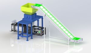 unità di riciclaggio per materie plastiche