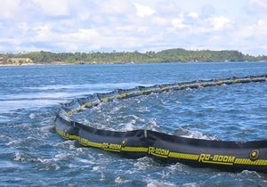 barriera anti-inquinamento per olio