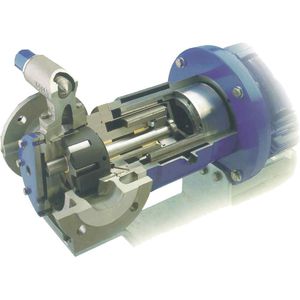 pompa per solventi / per resina / con motore elettrico / a ingranaggi interni
