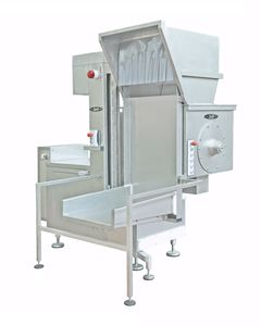affettatrice per carne congelata in acciaio inossidabile