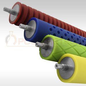 rullo rivestito con vernice poliuretanica