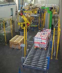 robot di depallettizzazione