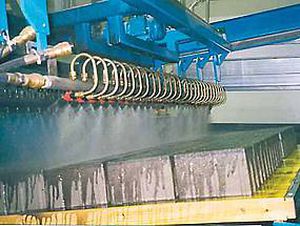 linea di lavaggio ad acqua