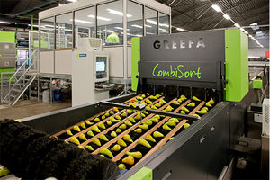 macchina di smistamento per l'industria agroalimentare