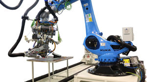 macchina per la posa di fibre robotizzata