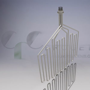 resistenza riscaldante tubolare / a 3 elementi / in acciaio inox / con termostato