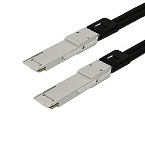assemblaggio di cavi a connessione diretta (DAC) / Ethernet / per trasmissione dati / QSFP-DD