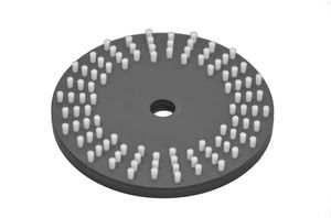 spazzola tecnica per manutenzione di dischi levigatori