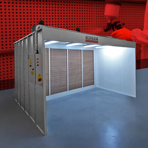 cabina di verniciatura aperta