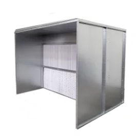 cabina di verniciatura aperta