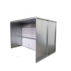 cabina di verniciatura aperta