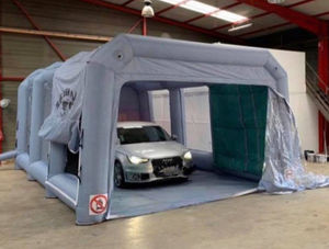 cabina di verniciatura aperta