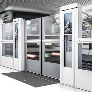 porte di sicurezza per accesso treni